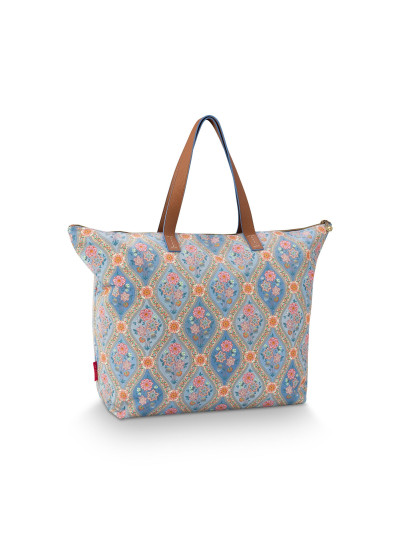 Tragetasche Strandtasche Tilda groß Ornamento Blue 66x20x44cm