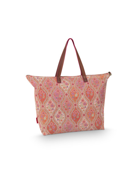 Tragetasche Strandtasche Tilda groß Ornamento Orange 66x20x44cm