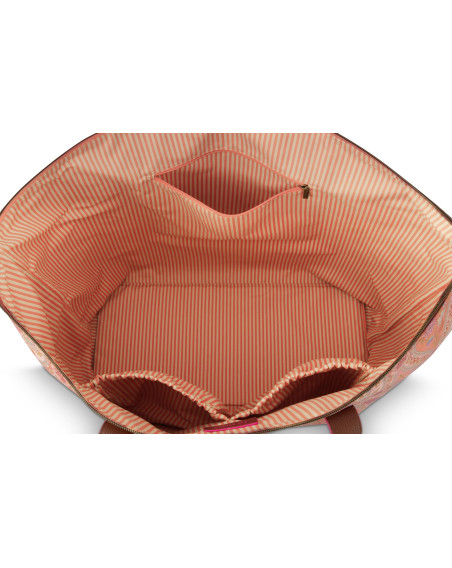 Tragetasche Strandtasche Tilda groß Ornamento Orange 66x20x44cm