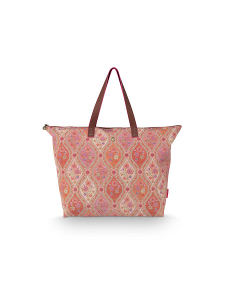 Tragetasche Strandtasche Tilda groß Ornamento Orange 66x20x44cm