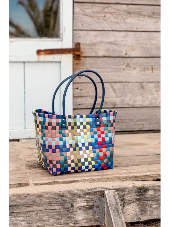 Einkaufstasche - Freizeittasche Shopper multi mix navy