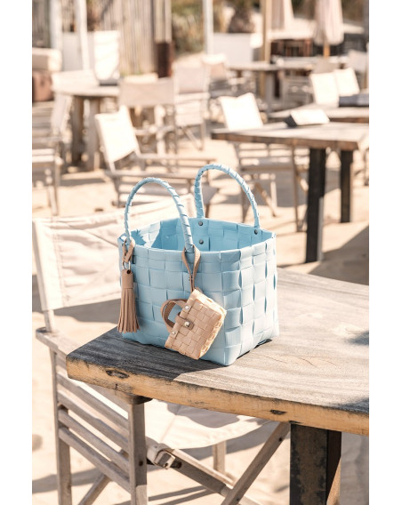 Freizeittasche Handtasche XS Mini Paris Shopper faded blue