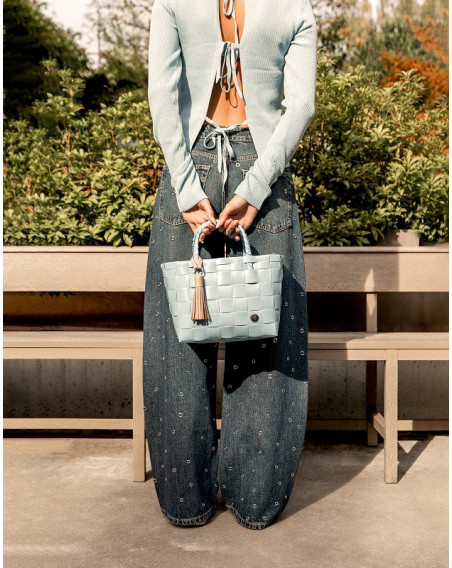 Freizeittasche Handtasche XS Mini Paris Shopper faded blue