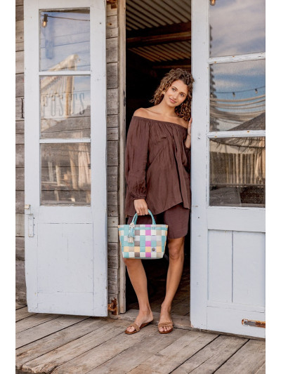 Freizeittasche Handtasche XS Mini Paris Shopper multi mix