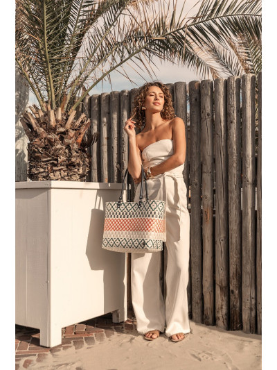 Einkaufstasche - Freizeittasche Shopper Elin navy mix