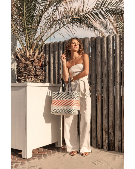 Einkaufstasche - Freizeittasche Shopper Elin navy mix