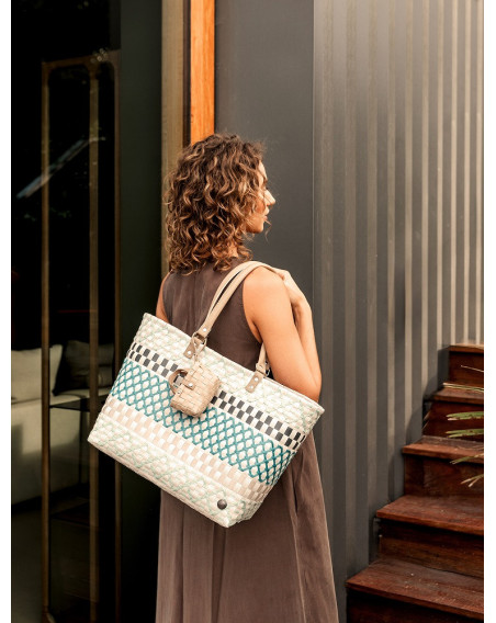 Einkaufstasche - Freizeittasche Shopper Elin navy mix
