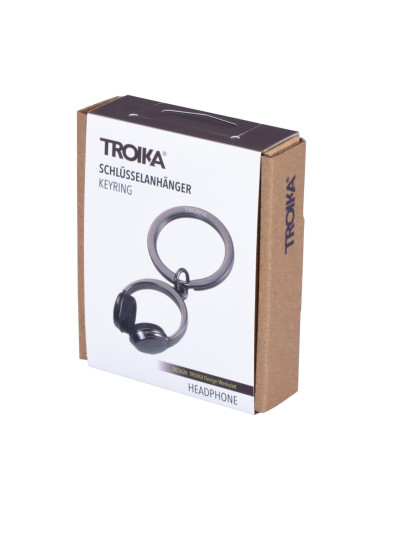 Schlüsselanhänger Headphone Kopfhörer Schwarz