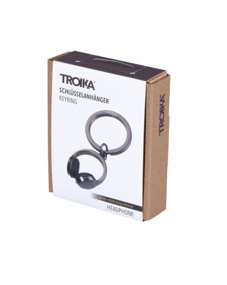 Schlüsselanhänger Headphone Kopfhörer Schwarz