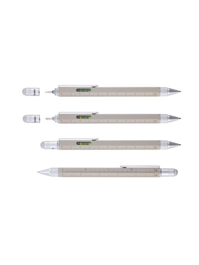 CONSTRUCTION Multitasking Kugelschreiber Betonoptik grau matt