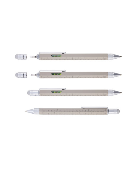 CONSTRUCTION Multitasking Kugelschreiber Betonoptik grau matt