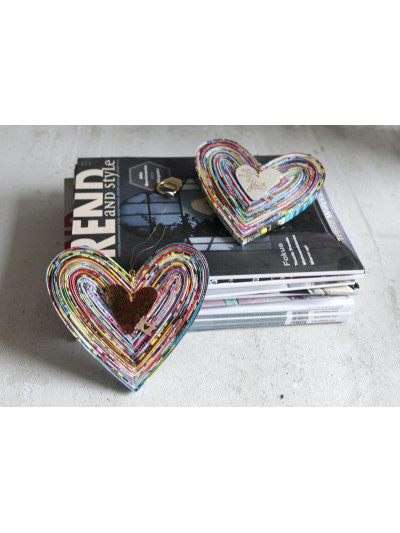 Magazin Herz Deko Goldenes Herz