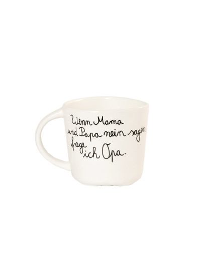 Familientasse - Tasse Opa, Porzellan