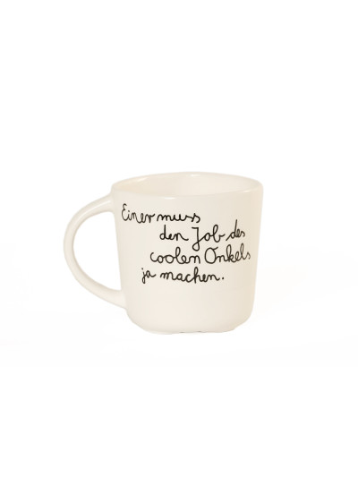 Familientasse - Tasse Onkel, Porzellan