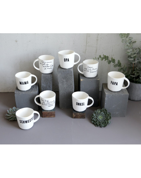 Familientasse - Tasse Schwester, Porzellan