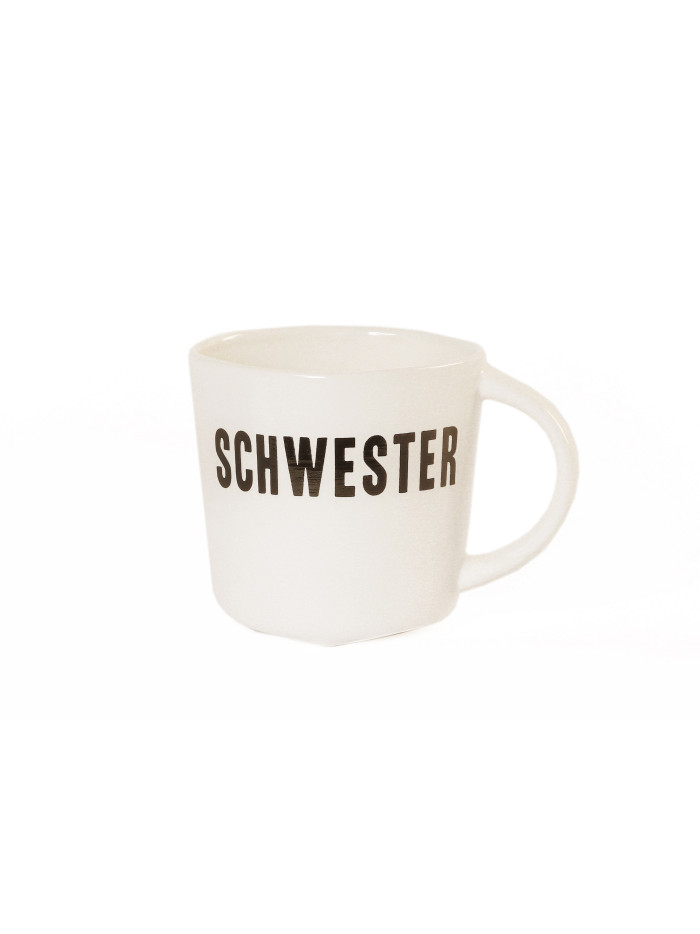 Familientasse - Tasse Schwester, Porzellan