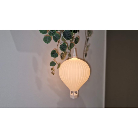 Lampenschirm Heißluftballon Wilhelmine XL 123x123x170mm für den Weihnachtsstern A1e