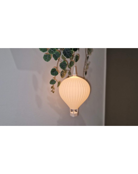 Lampenschirm Heißluftballon Wilhelmine XL 123x123x170mm für den Weihnachtsstern A1e