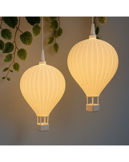 Lampenschirm Heißluftballon Wilhelmine XL 123x123x170mm für den Weihnachtsstern A1e