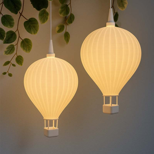 Lampenschirm Heißluftballon Wilhelmine XXL 132x132x185mm für den Weihnachtsstern A1e