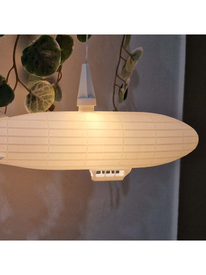 Lampenschirm Zeppelin Hugo XXL 220x51x68mm für den Weihnachtsstern A1e
