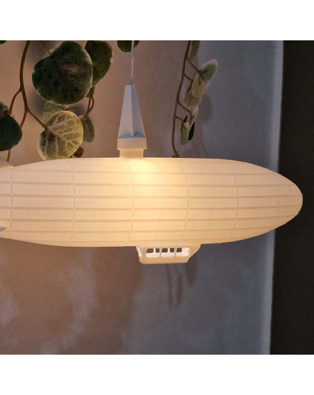 Lampenschirm Zeppelin Hugo XXL 220x51x68mm für den Weihnachtsstern A1e