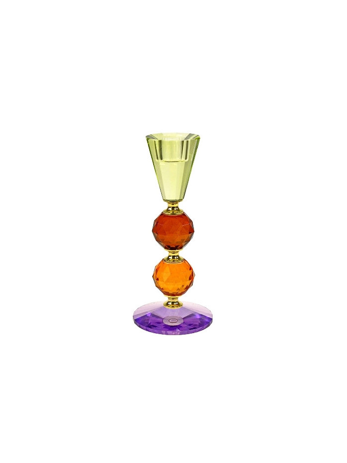 Kerzenleuchter für Stabkerze 8x18cm Glas