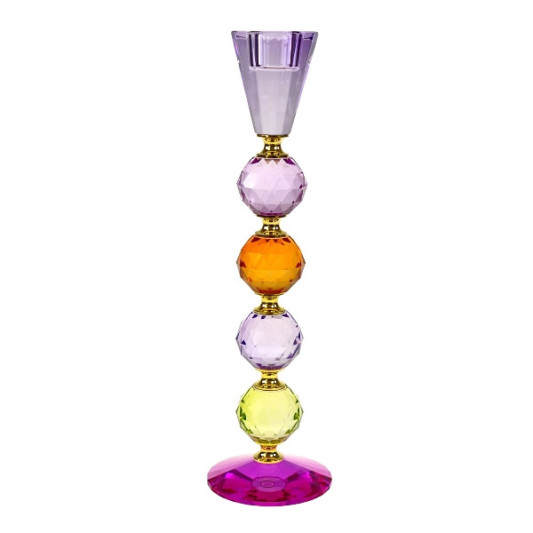 Kerzenleuchter für Stabkerze 8x27,5cm Glas