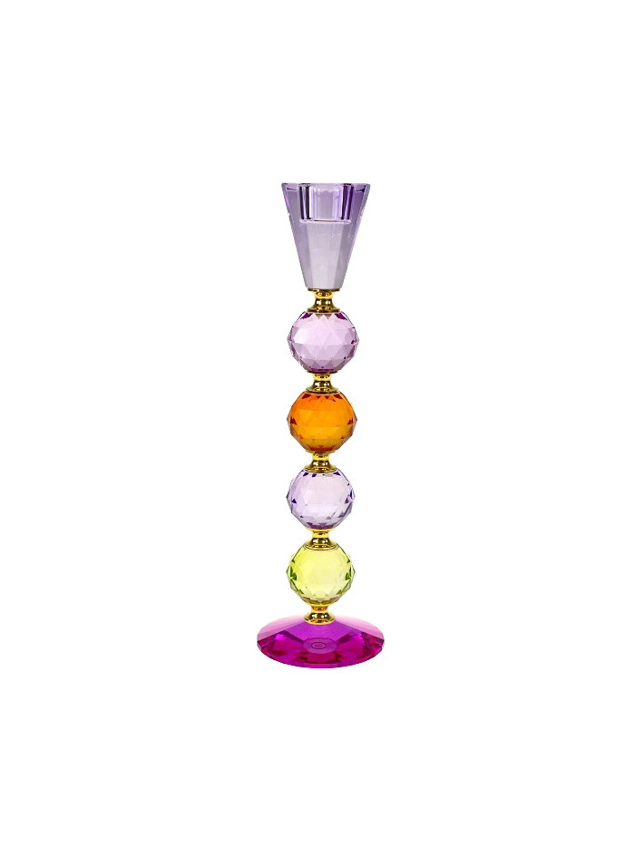 Kerzenleuchter für Stabkerze 8x27,5cm Glas