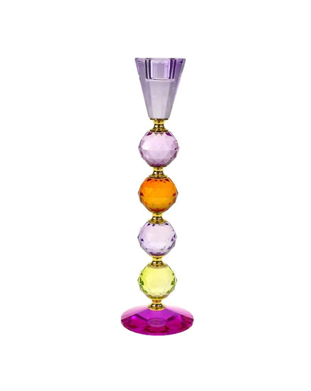 Kerzenleuchter für Stabkerze 8x27,5cm Glas