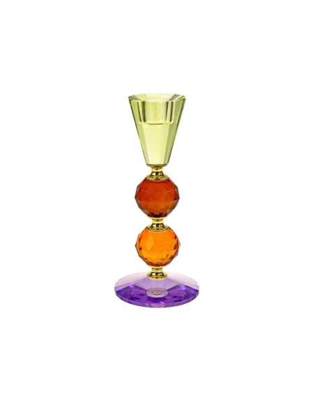 Kerzenleuchter für Stabkerze 8x27,5cm Glas