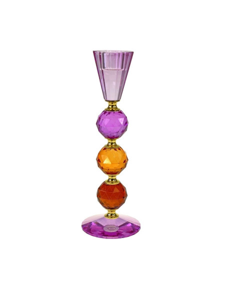 Kerzenleuchter für Stabkerze 8x27,5cm Glas