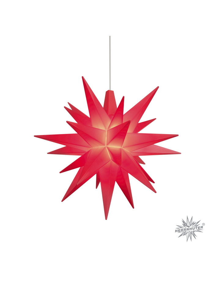 Herrnhuter Miniarturstern Rot, 8cm