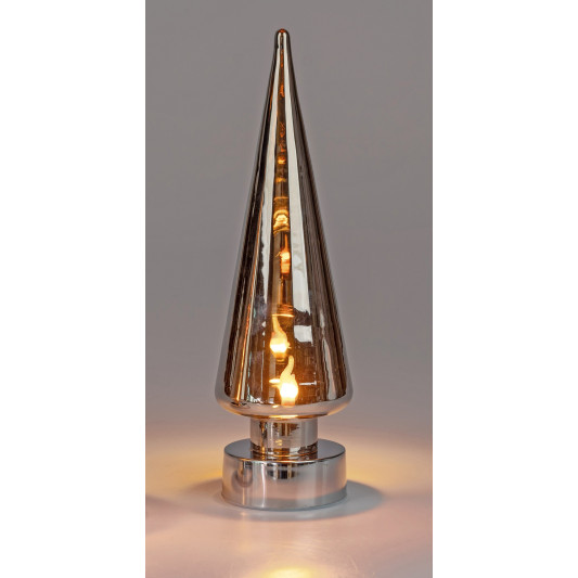 LED Baum Magic-Flamme Glas 30cm mit Timer