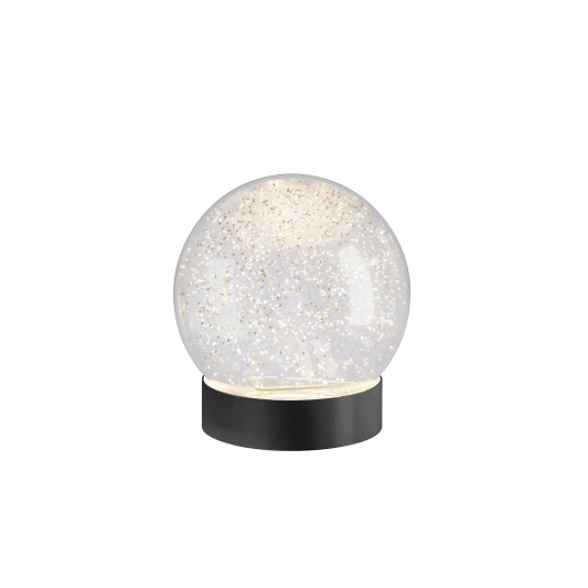 Sompex GLAMOR BAUBLE 13cm Leuchtkugel, Sockel schwarz