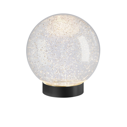 Sompex GLAMOR BAUBLE 18cm Leuchtkugel, Sockel schwarz