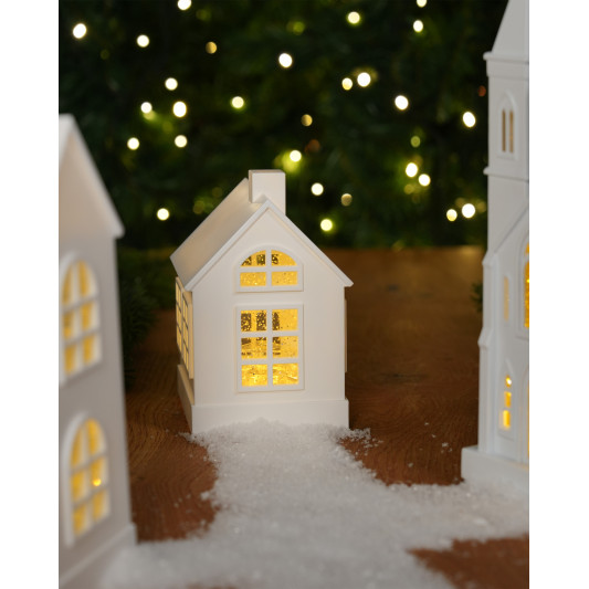 Sompex GLAMOR HOUSE 16x11,5cm weiß Dekoleuchte