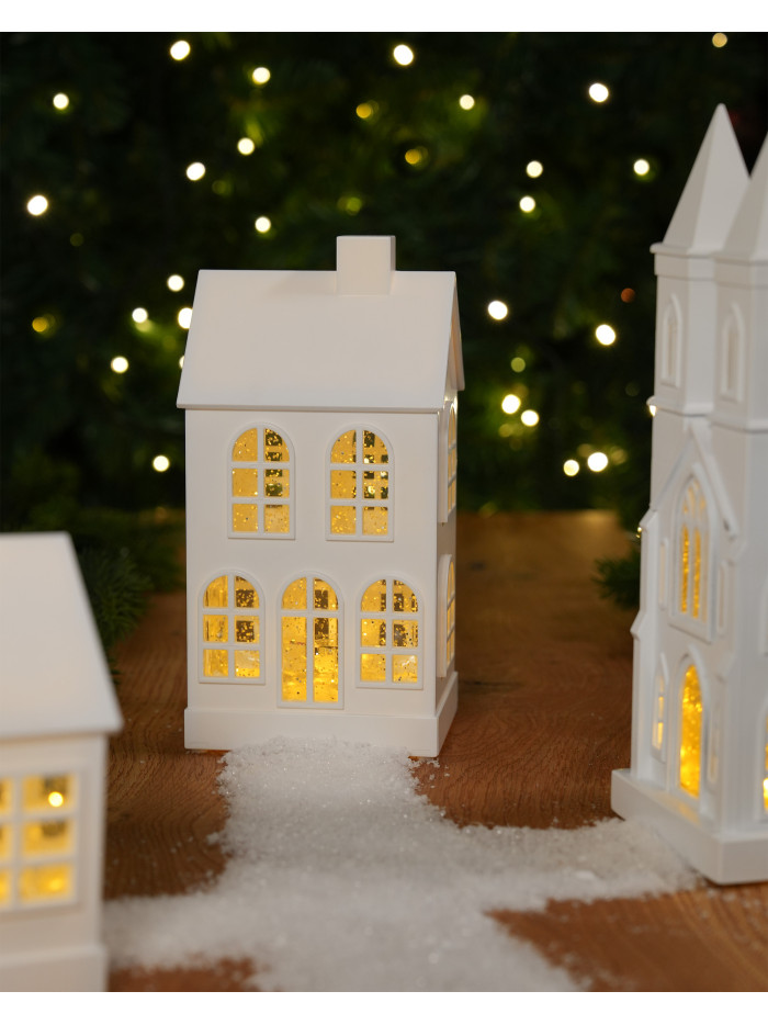Sompex GLAMOR HOUSE 23x9,5cm weiß Dekoleuchte