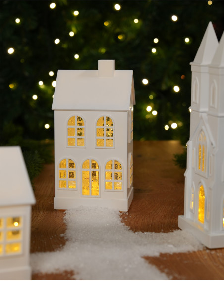 Sompex GLAMOR HOUSE 23x9,5cm weiß Dekoleuchte
