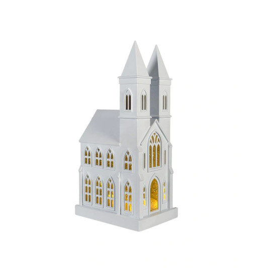Sompex GLAMOR CHURCH 28x14cm weiß Dekoleuchte