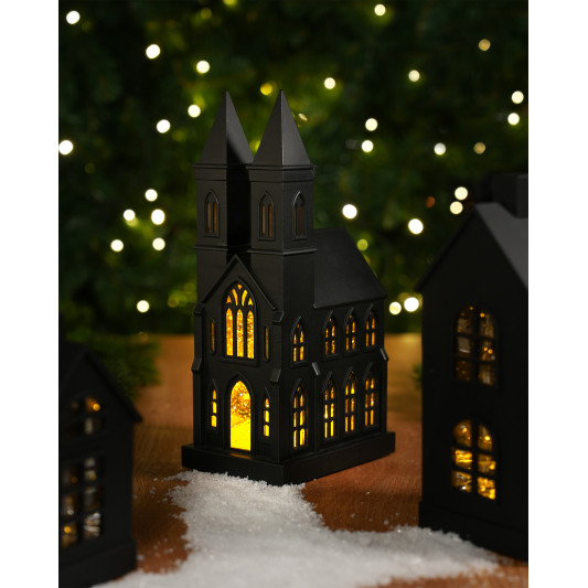 Sompex GLAMOR CHURCH 28x14cm schwarz Dekoleuchte