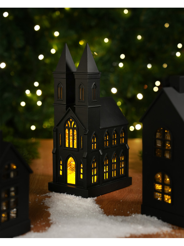 Sompex GLAMOR CHURCH 28x14cm schwarz Dekoleuchte
