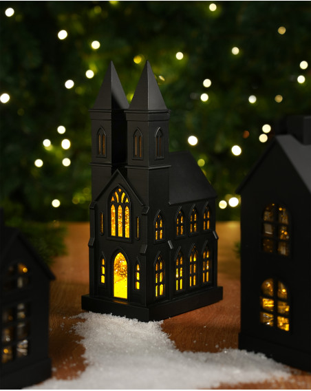 Sompex GLAMOR CHURCH 28x14cm schwarz Dekoleuchte
