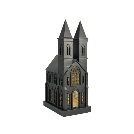 Sompex GLAMOR CHURCH 28x14cm schwarz Dekoleuchte