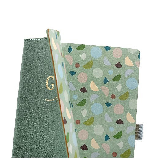 Notizbuch Schreibkladde GOOD VIBES Mint Majoie, Slim Line A5 144 Seiten