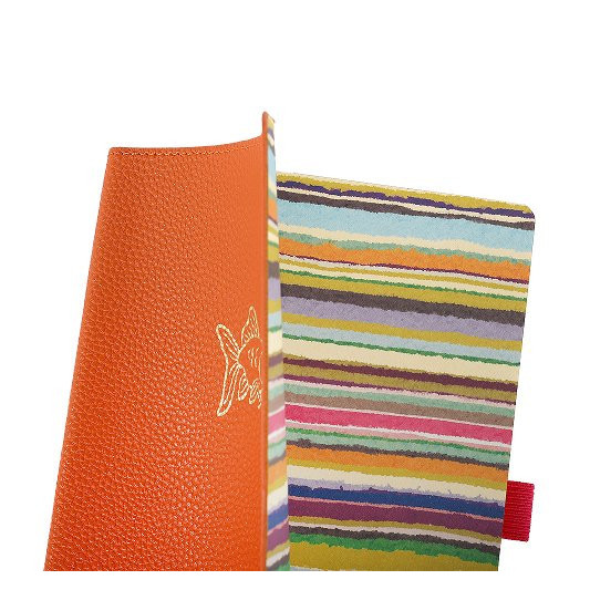 Notizbuch Schreibkladde FISCH orange Majoie, Slim Line A5 144 Seiten