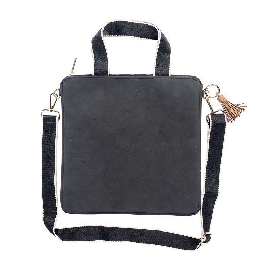 Umhängetasche Handtasche Majoie Black, Lederoptik 30x30cm