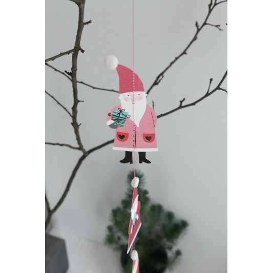 Winterfreunde Kette Girlande Eisbären 100mm Karton