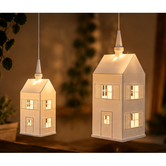 Lampenschirm Haus Aurora L, 70x70x160mm für den Weihnachtsstern A1e
