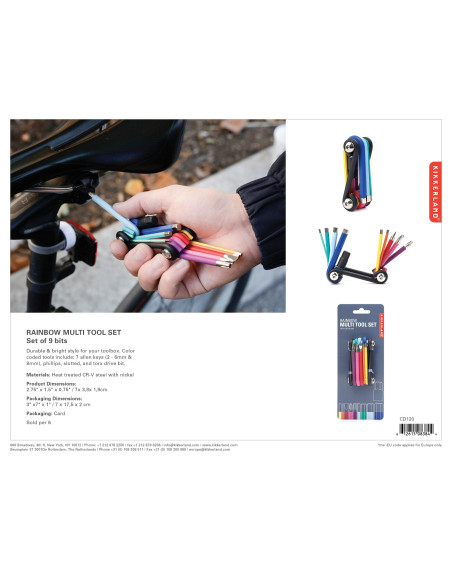 Multitool 9-tlg. Multiwerkzeug für Unterwegs